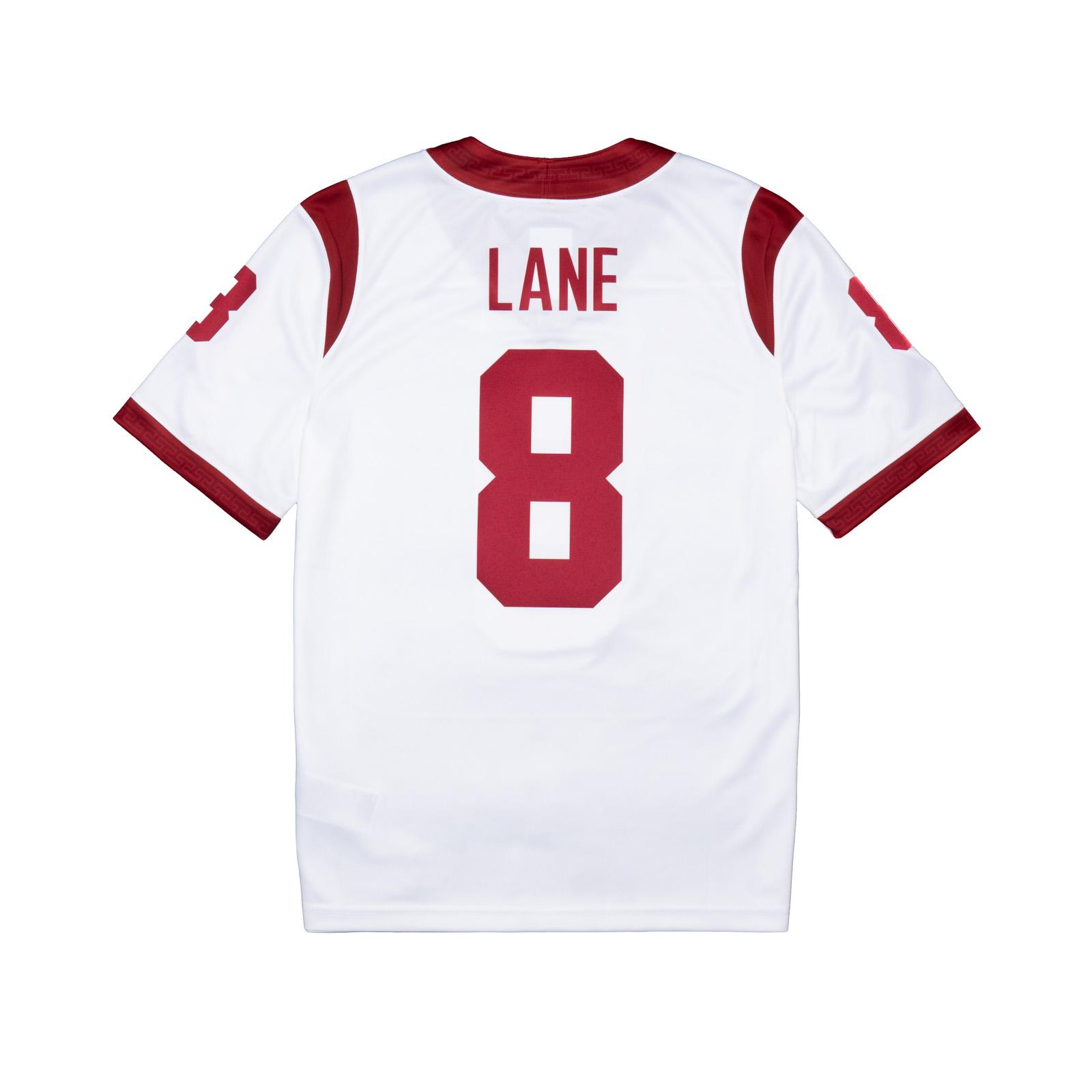 USC Trojans Men's Nike White #8 Ja'Kobi Lane USC Mens Football